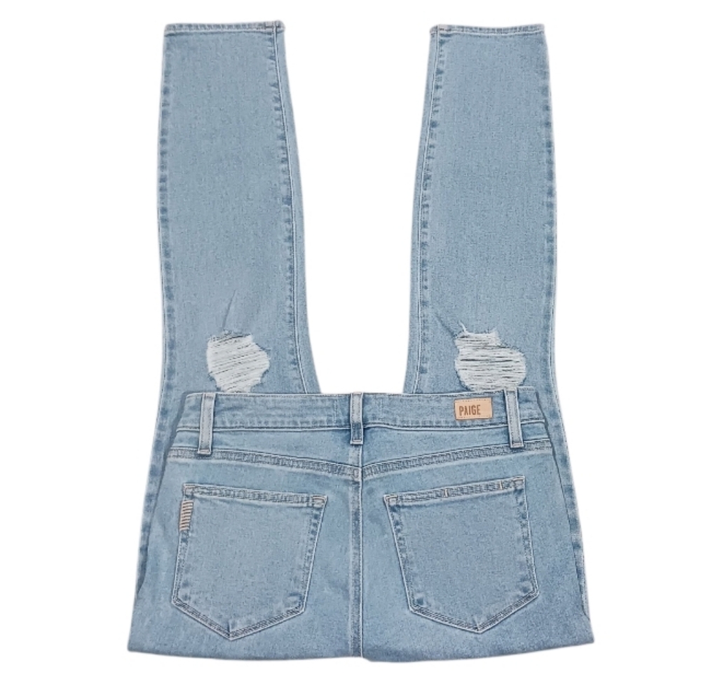 PAIGE Skyline Ankle Peg Jean Destructed - Picture 5 of 9
